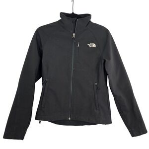The‎ North Face Apex Softshell Jacket Women's Small Black Full Zip Outdoor Coat